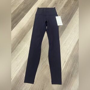 New Lululemon Alig High-Rise Black Leggings 28” Size 2 Brand New